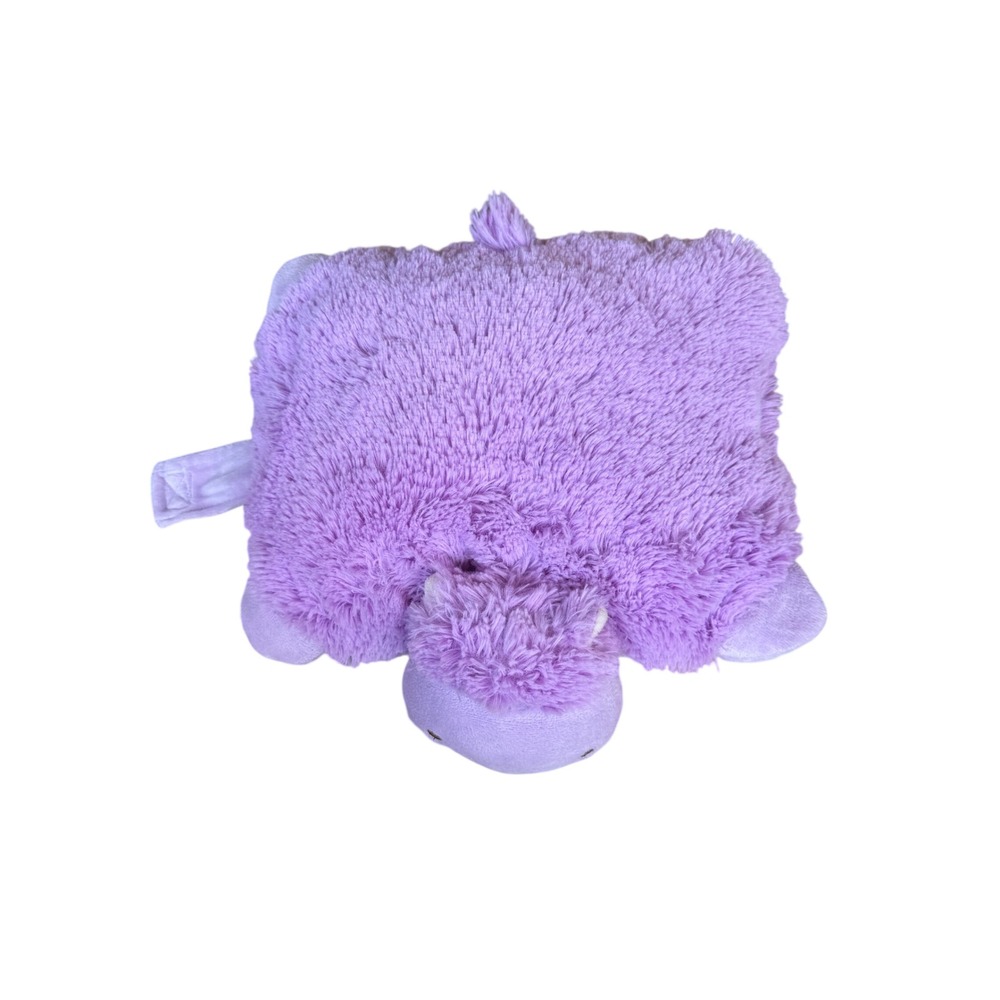 Pillow Pets Pee-wees‎ Purple Hippo Plush Stuffed Animal Toy 11 inch Small Pillow